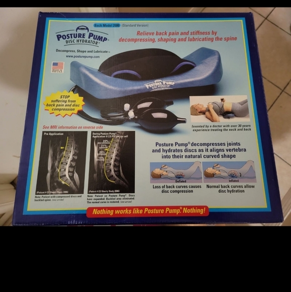 Posture Pump® Low Back Pain Relief | At Home Back Decompression Device | Comfort - Picture 2 of 4